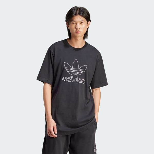  Áo T-shirt adidas Viền Ba Lá Adicolor Nam - IU2347 
