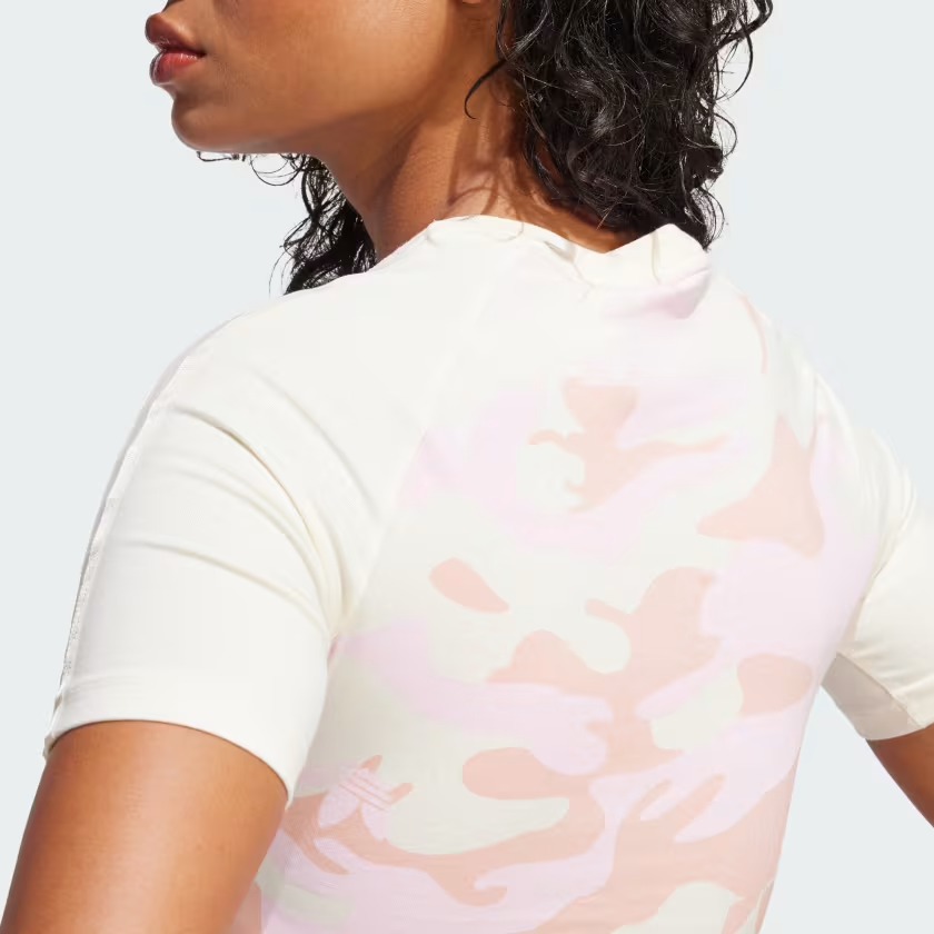  Áo Baby Tee adidas hoạ tiết Camo Nữ - JI5739 
