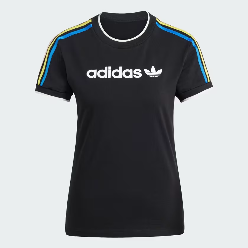  Áo T-shirt adidas Linear Cali 3 sọc Nữ - JD2724 
