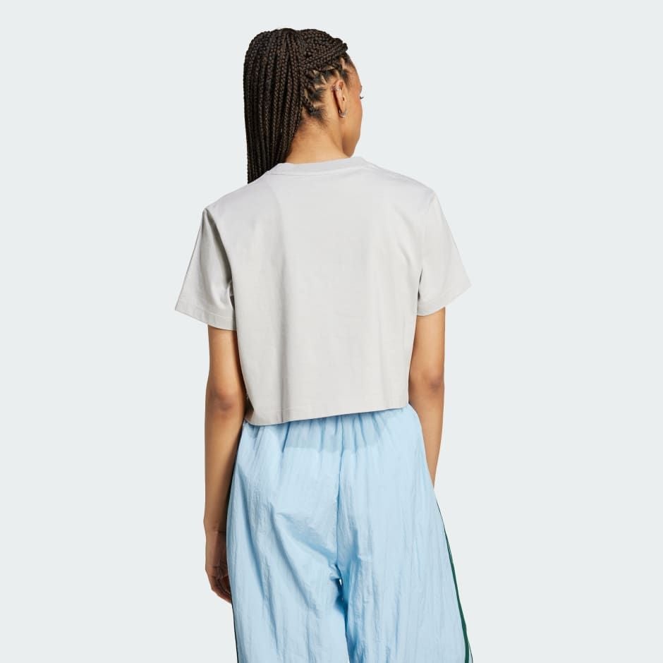  Áo crop top adidas Firebird ba lá Nữ - IY9505 