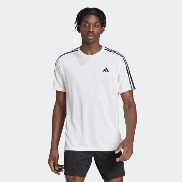  Áo T-shirt tập luyện adidas Train Essentials 3 sọc Nam - IB8151 