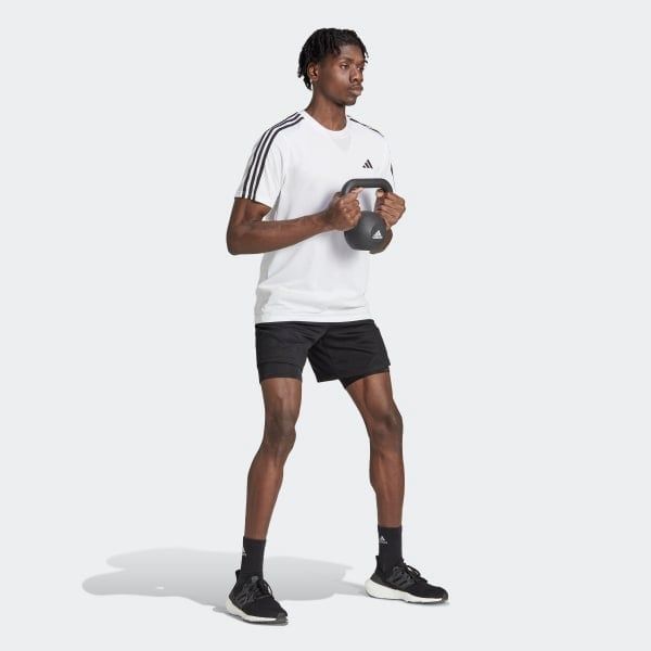  Áo T-shirt tập luyện adidas Train Essentials 3 sọc Nam - IB8151 