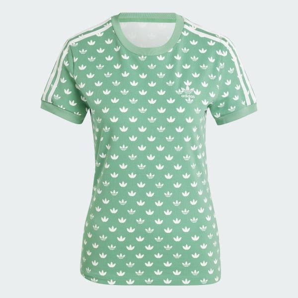  Áo T-shirt adidas Monogram 3-Stripes nữ - IX0927 