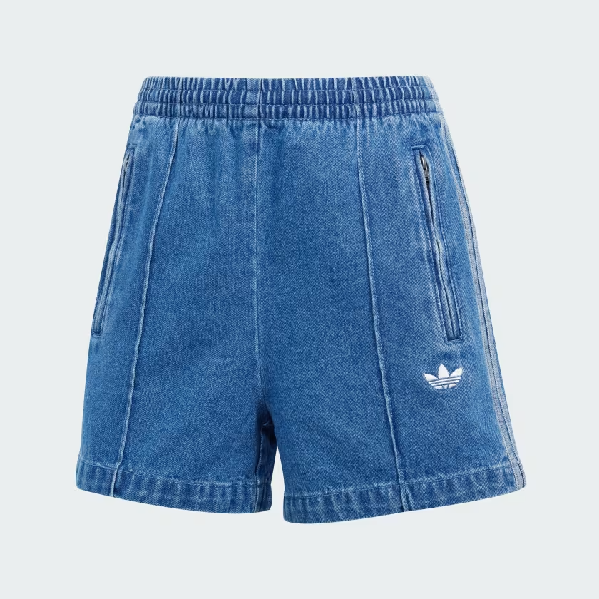  Quần short bò adidas Denim Adicolor Firebird Nữ - JD2562 