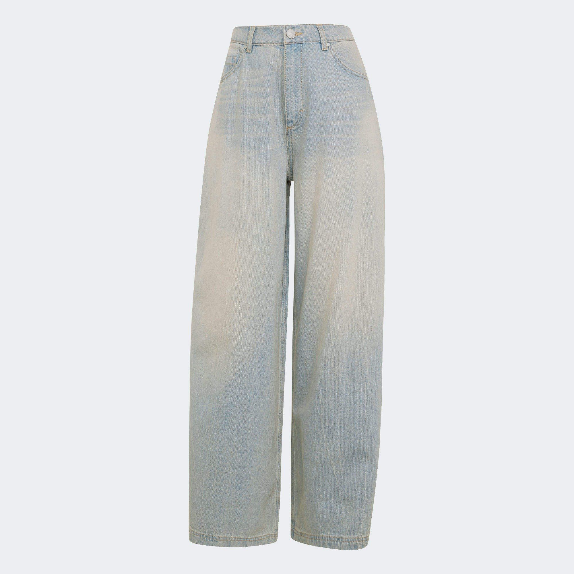  Quần jeans adidas Adilenium Season 3 khoá kéo Nữ - JX9210 