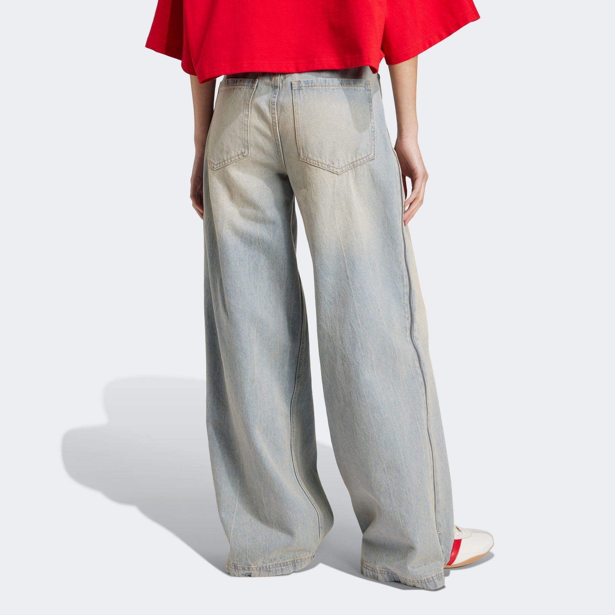  Quần jeans adidas Adilenium Season 3 khoá kéo Nữ - JX9210 