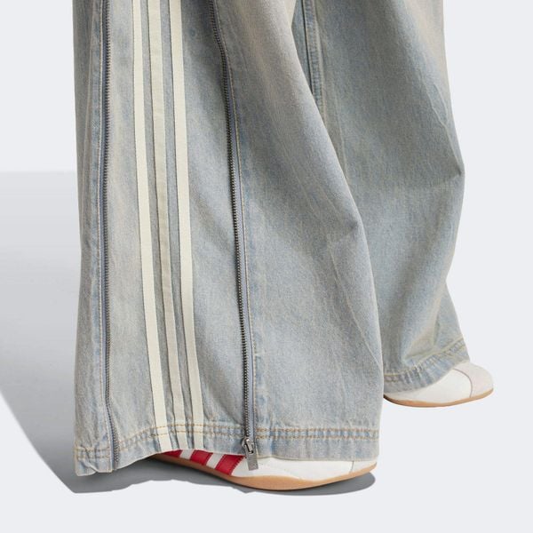  Quần jeans adidas Adilenium Season 3 khoá kéo Nữ - JX9210 