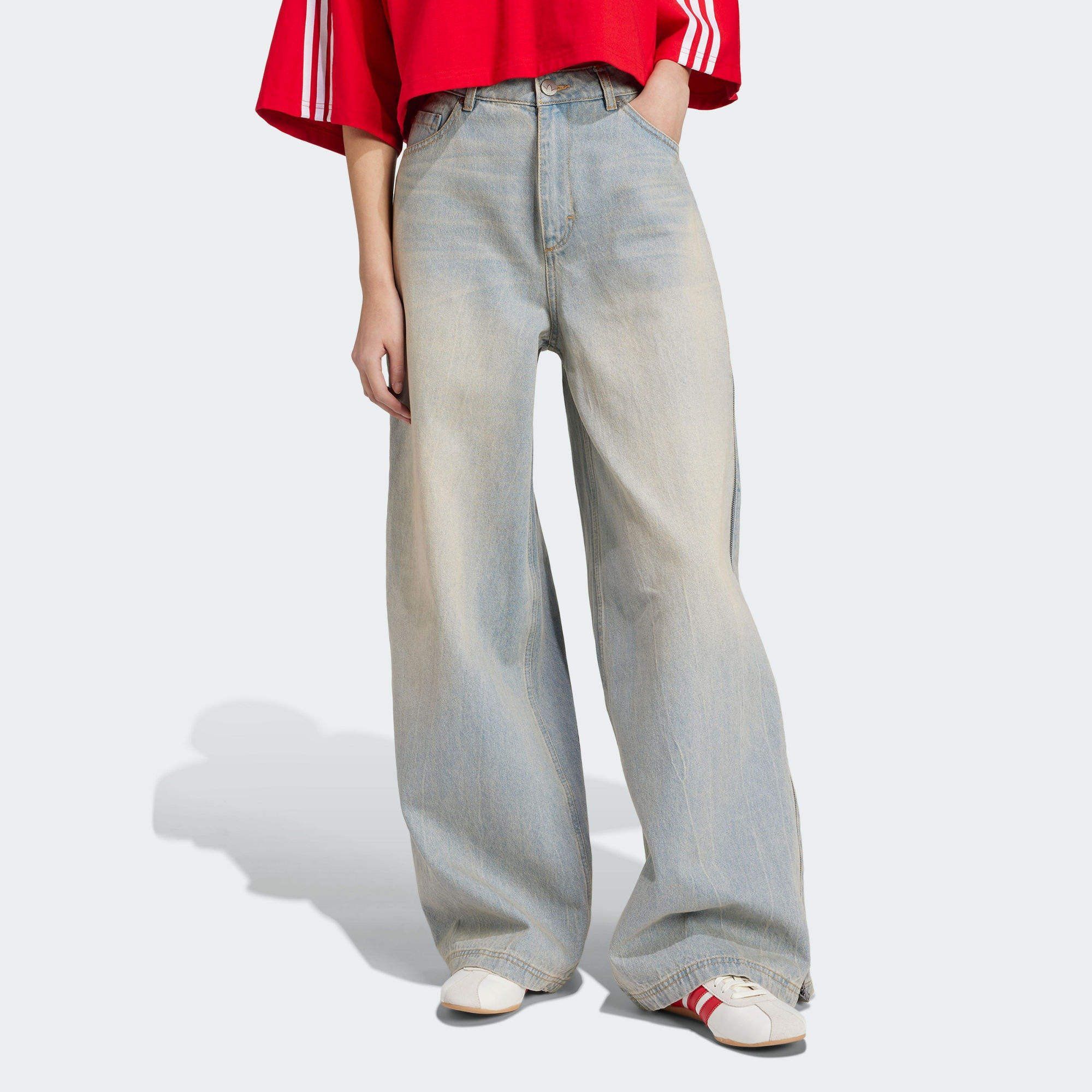  Quần jeans adidas Adilenium Season 3 khoá kéo Nữ - JX9210 