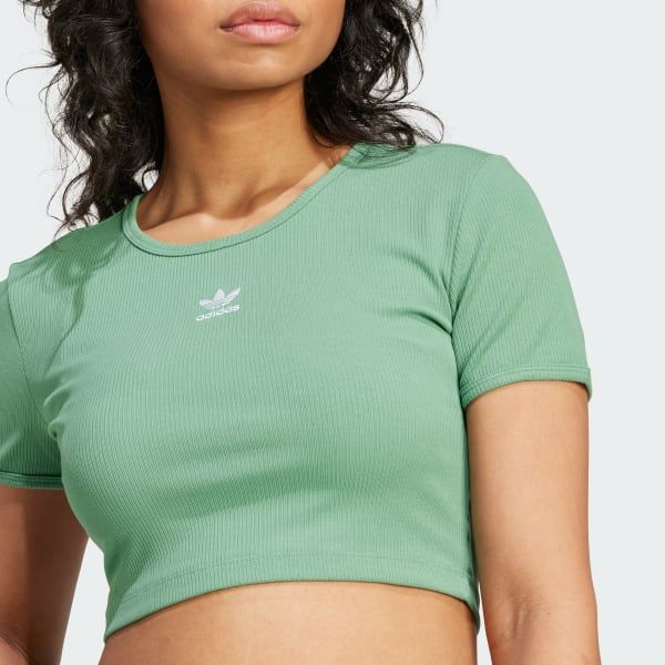  Áo crop top adidas Essentials Nữ - IY9665 