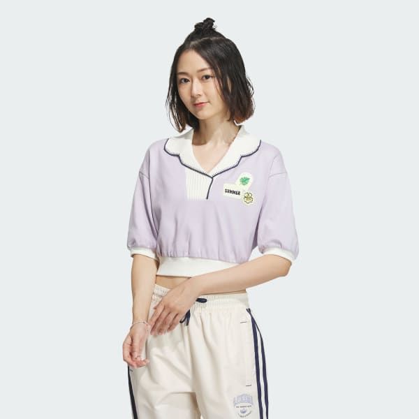  Áo Polo adidas Summer Holiday Graphic Play Nữ - IW6301 