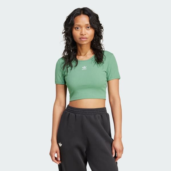  Áo crop top adidas Essentials Nữ - IY9665 