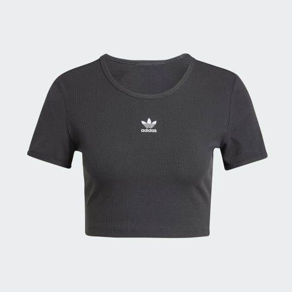  Áo T-shirt adidas Essentials Ribbed nữ - IY9664 