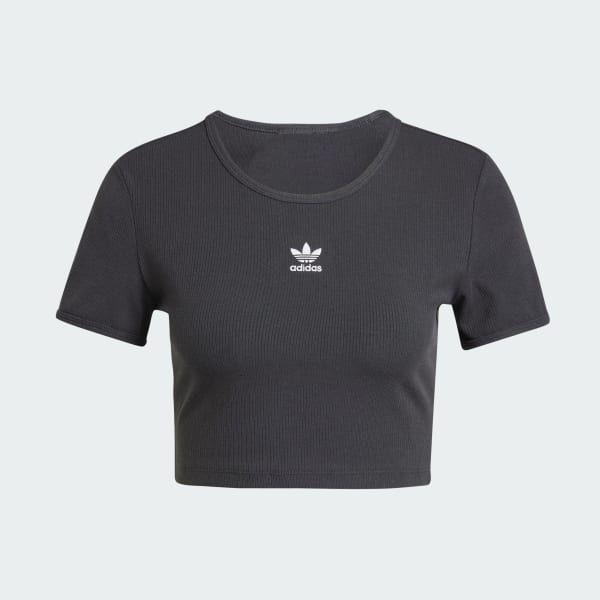  Áo T-shirt adidas Essentials Ribbed nữ - IY9664 