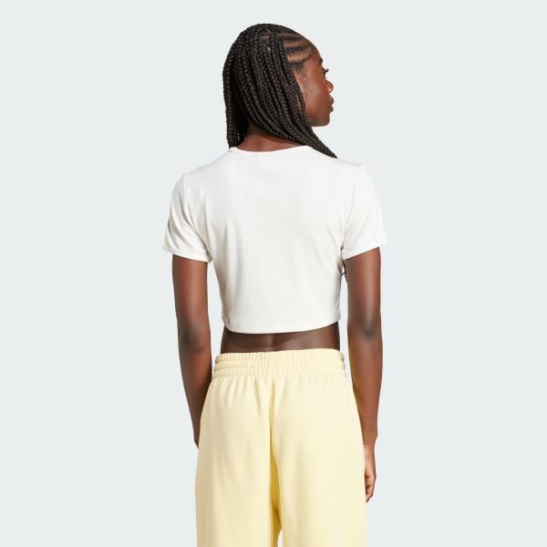  Áo crop top adidas Essentials Nữ - IY9666 