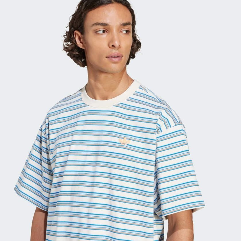  Áo T-shirt adidas Stripe Nam - KB8355 