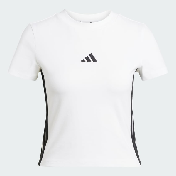  Áo Baby Tee adidas Essentials 3 sọc Nữ - JE1239 