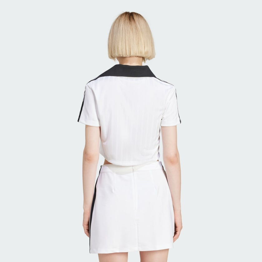  Áo Polo crop top adidas Adicolor Football Nữ - JD2608 