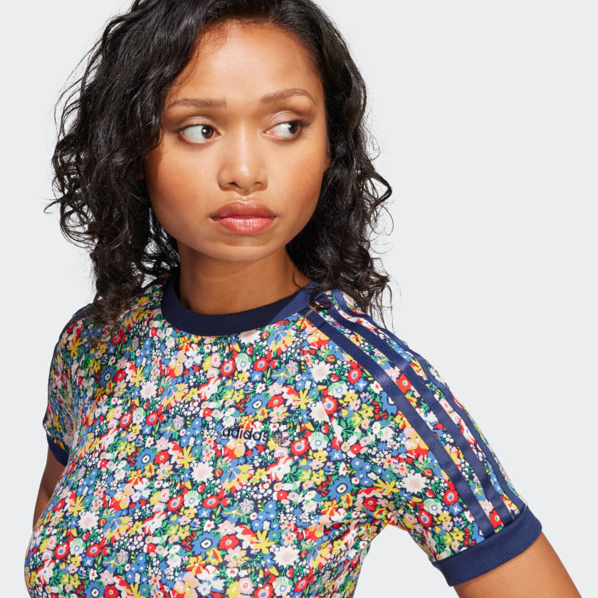  Áo T-shirt adidas Originals x Liberty London Cali Nữ - JC7776 