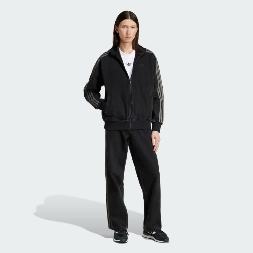  Quần jeans jogger adidas Adicolor Denim Firebird Nam - JC6718 