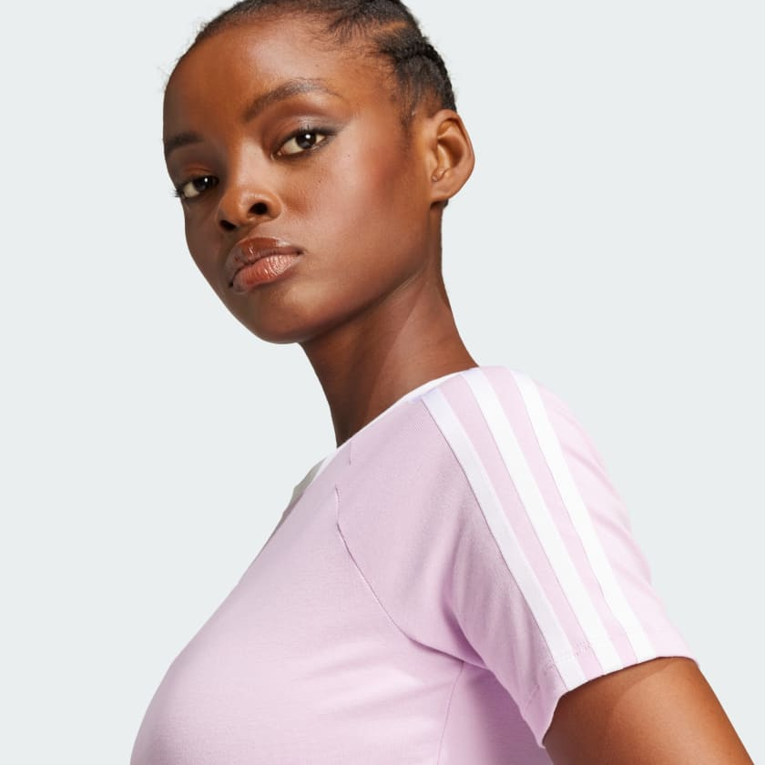  Áo Baby Tee adidas 3 sọc Nữ - JC6365 