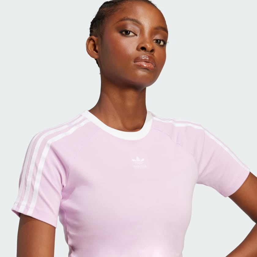  Áo Baby Tee adidas 3 sọc Nữ - JC6365 