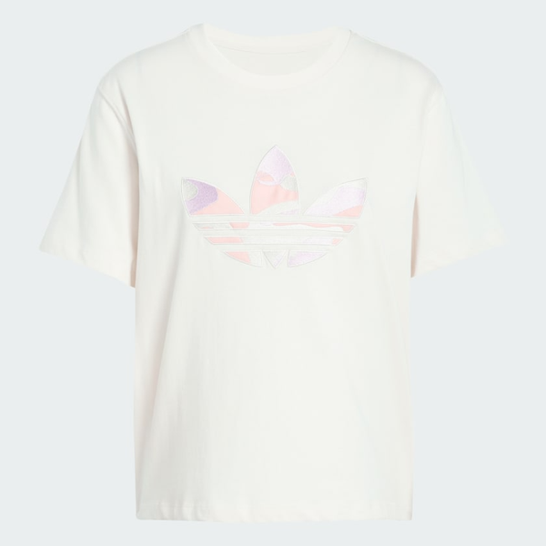  Áo T-shirt adidas Logo Camo Crop Nữ - JI5735 
