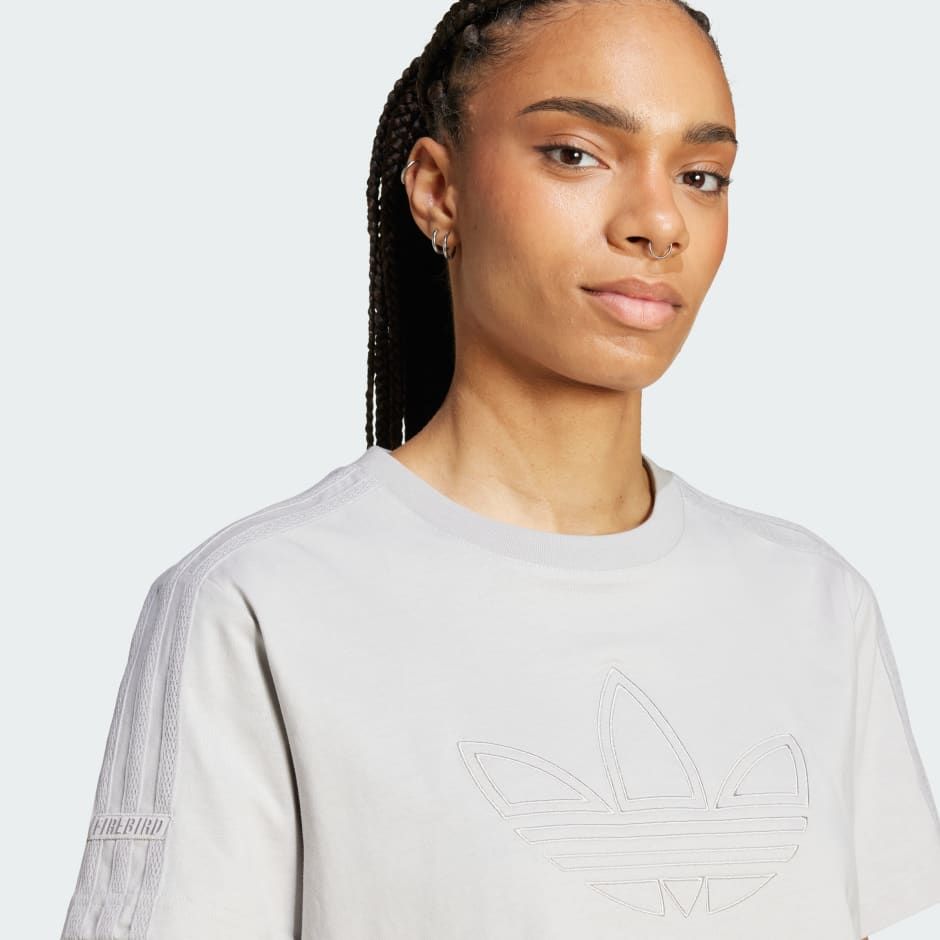  Áo crop top adidas Firebird ba lá Nữ - IY9505 