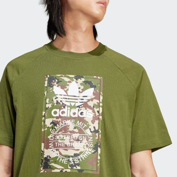  Áo T-shirt Camo Tongue Tee adidas Nam IS0248 