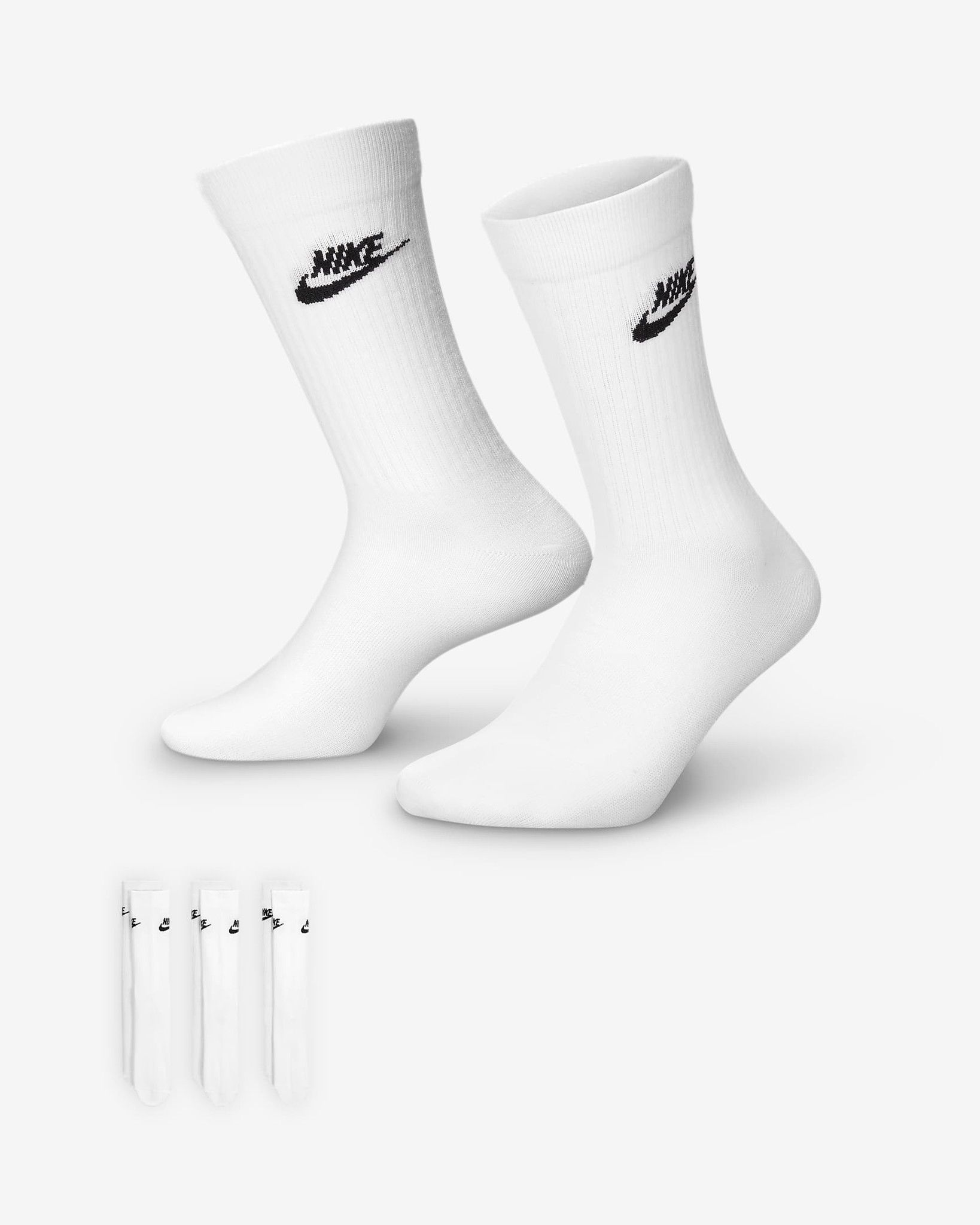  Tất thể thao Nike Sportswear Everyday Essential Crew Socks unisex DX5025-100 