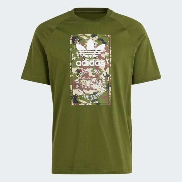  Áo T-shirt Camo Tongue Tee adidas Nam IS0248 