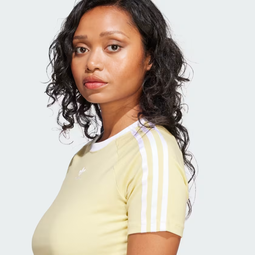  Áo Baby Tee adidas 3 sọc Nữ - JD0307 