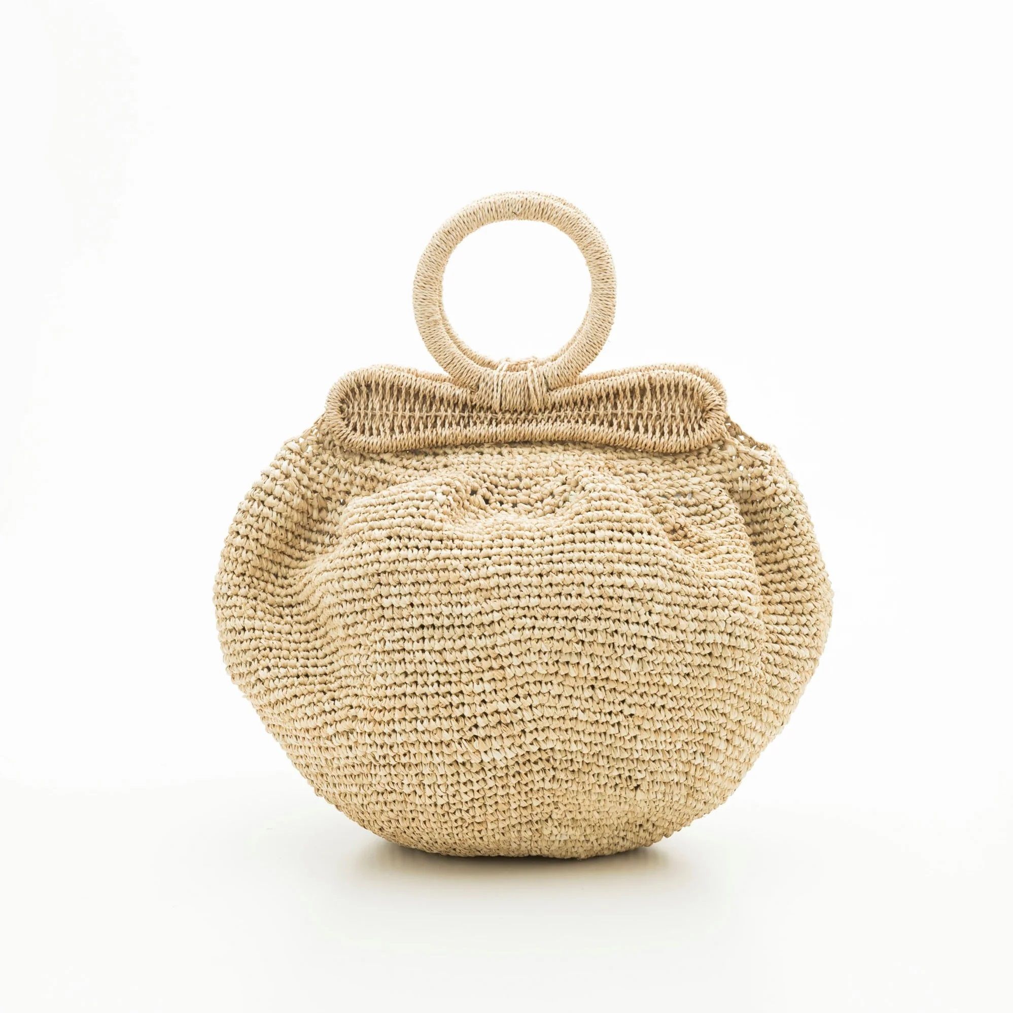 Túi Cói Sợi Cọ Raffia Cao Cấp - PUFF