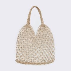 Túi Cói Lưới Đi Biển Móc Họa Tiết Macrame - LĂNG KÍNH LƯỚI 1