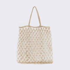 Túi Cói Lưới Đi Biển Móc Họa Tiết Macrame - CÁNH BƯỚM LƯỚI