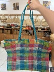 Túi Tote Cói Chữ Nhật Vải Dệt Sợi Abaca - SHOPPING BAG