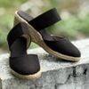 Dép Cói Sục Kín Mũi Đế Xuồng 6cm - YAPAK