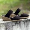 Dép Cói Sục Kín Mũi Đế Xuồng 6cm - YAPAK