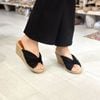 Dép Cói Đế Xuồng Phối Quai Nơ 6cm - MISS PIA