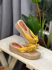 Dép Kẹp Cói Quai Nơ 5cm - CÔ ÚT