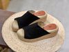 Dép Sabo Cói Đế Xuồng Quai Ngang 4cm - KAT