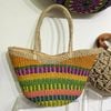 Túi Cói Abaca Big Size Đi Biển Nhiều Màu - RAINBOW