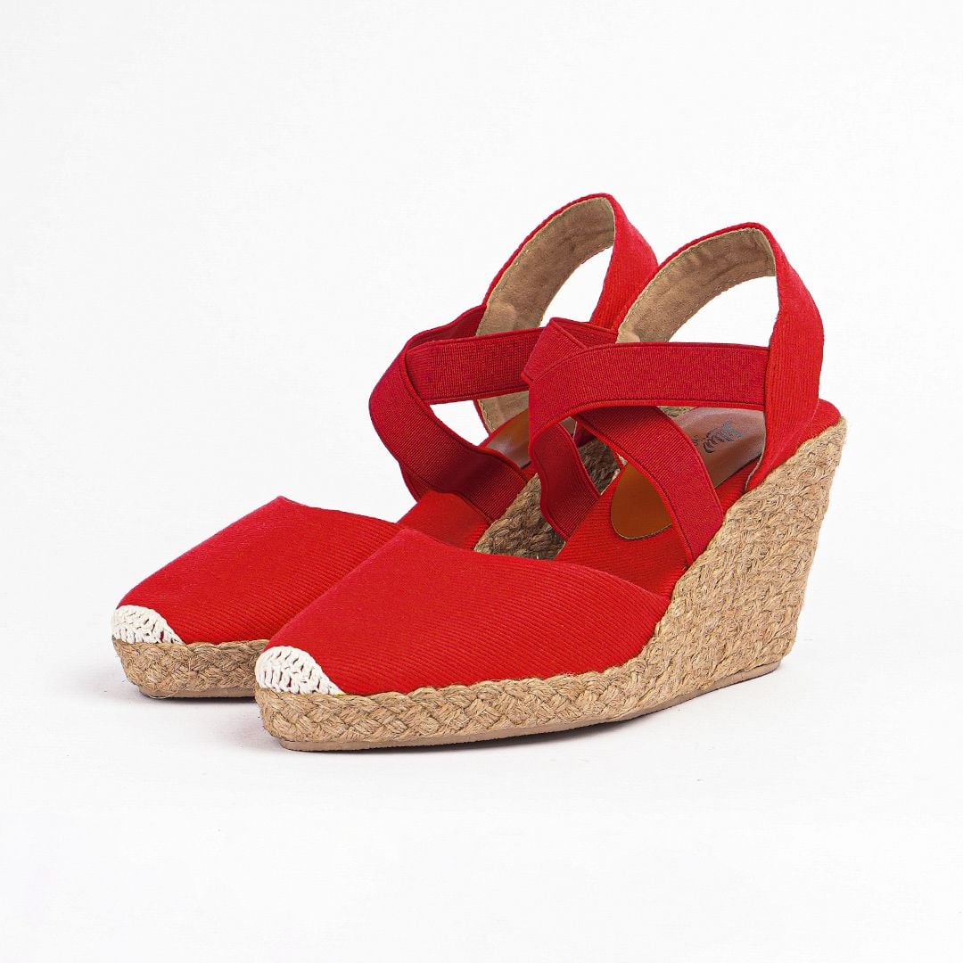 ARTEMIS - Cao Gót Quai Thun Chéo Chữ X 8cm