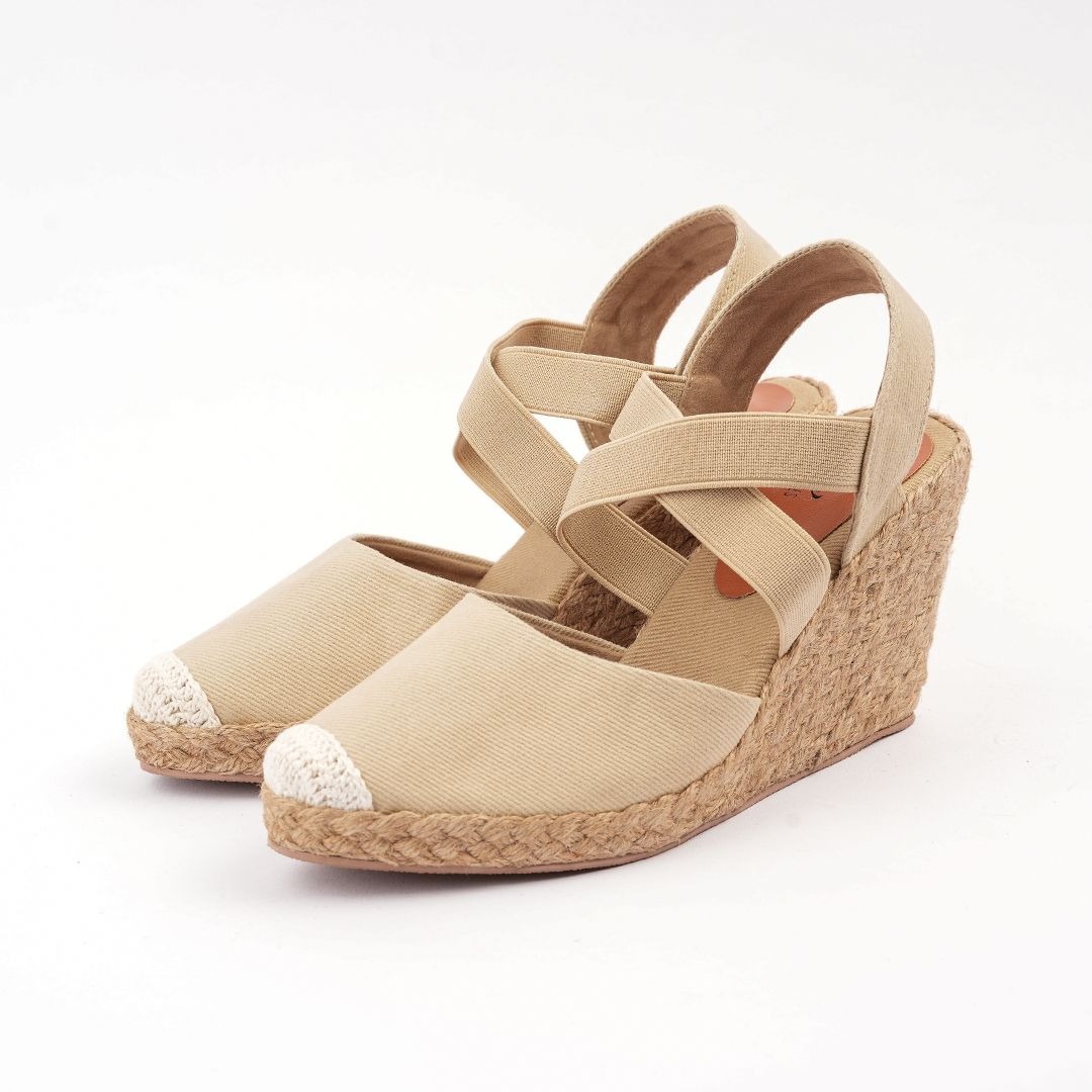 ARTEMIS - Cao Gót Quai Thun Chéo Chữ X 8cm