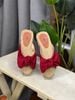 Dép Cói Hở Mũi Quai Nơ Đế Bệt 2cm - KELLY