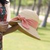 Nón Cói Raffia Chóp Tròn Dạng Nửa Vành Lưỡi Trai 8cm - BO SAU