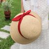 Nón Cói Raffia Chóp Tròn Dạng Nửa Vành Lưỡi Trai 8cm - BO SAU