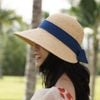 Nón Cói Raffia Chóp Tròn Dạng Nửa Vành Lưỡi Trai 8cm - BO SAU