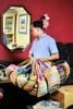 Túi Cói Abaca Big Size Đi Biển Nhiều Màu - RAINBOW