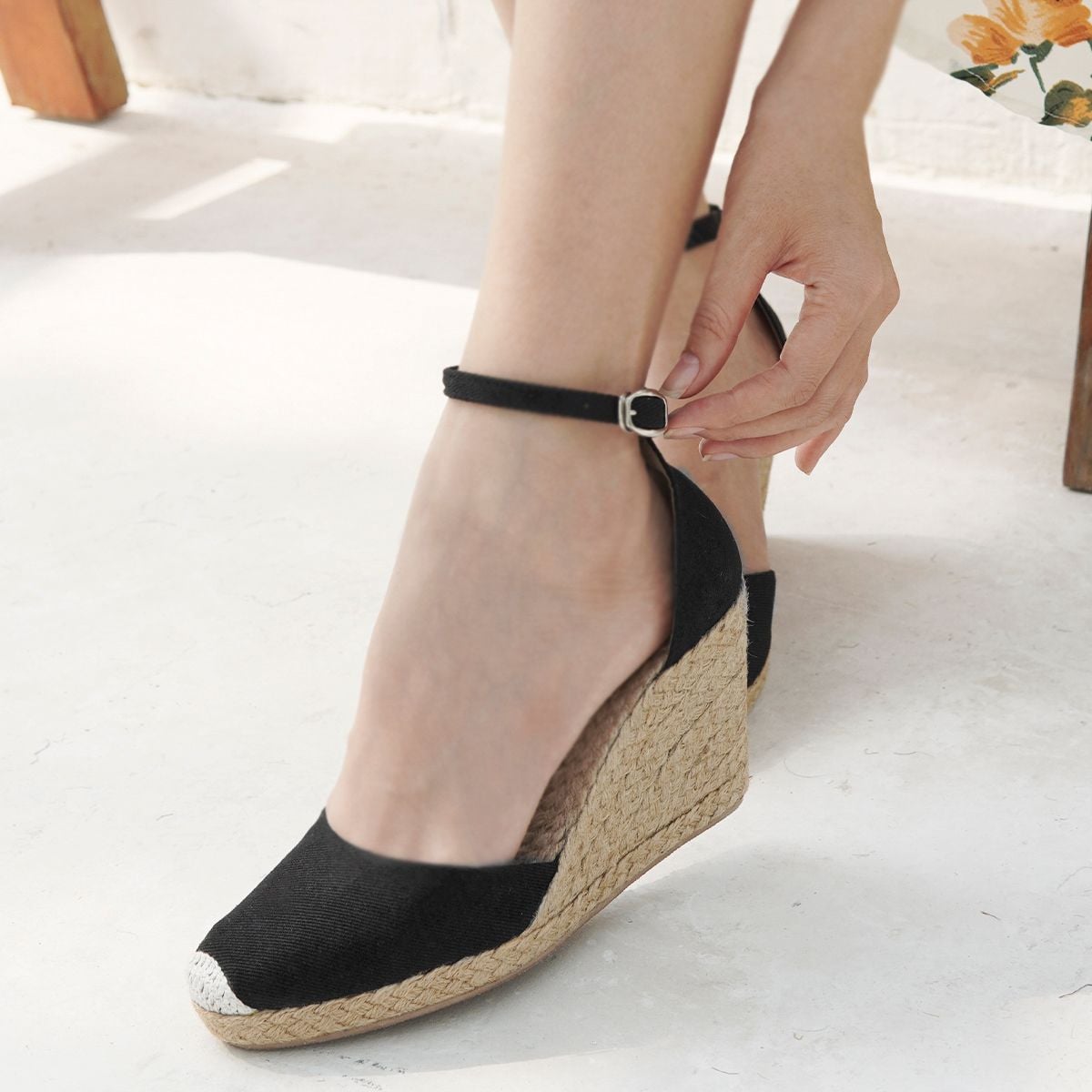 CƠ BẢN - Cao Gót Quai Cổ Chân 8cm