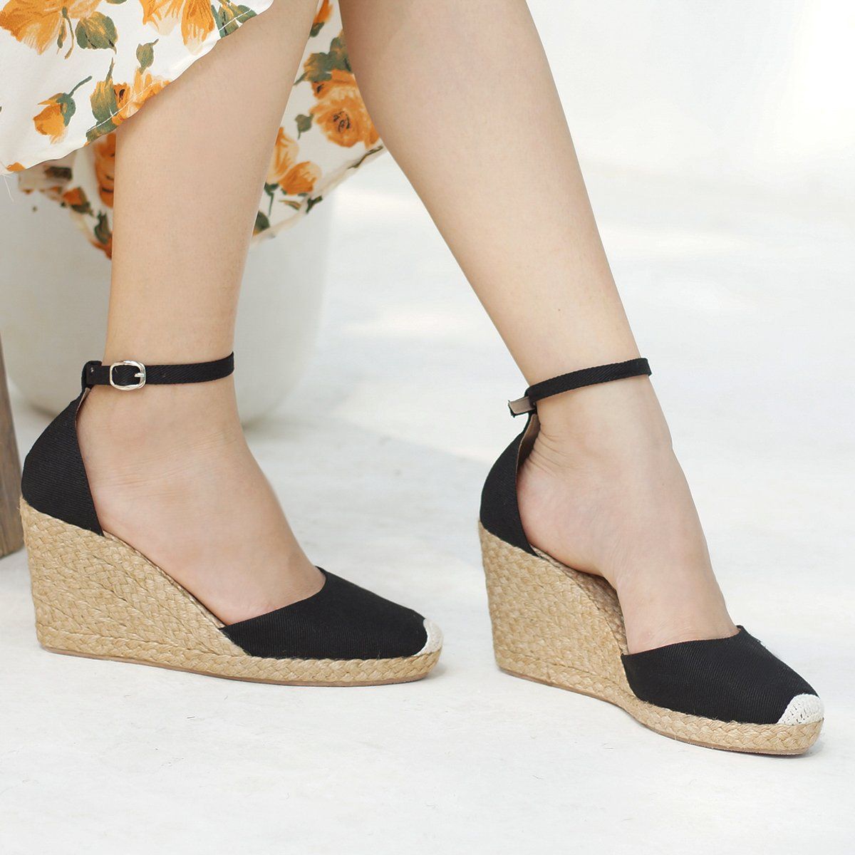 CƠ BẢN - Cao Gót Quai Cổ Chân 8cm